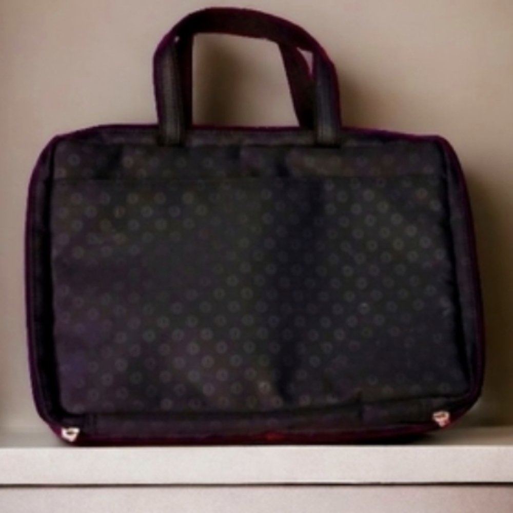 Danier black laptop bag